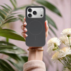 Magsafe Slim Silicone skirtas Apple iPhone 17 Air graphite - Image 5