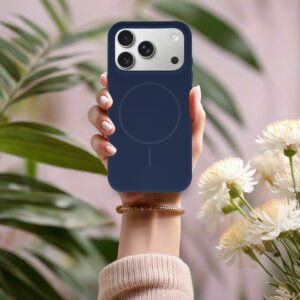 Magsafe Slim Silicone skirtas Apple iPhone 17 Pro Max navy - Image 5