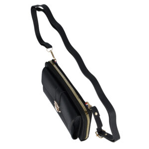 Knitted krepšys telefonui GCW06 juodos spalvos - Image 3