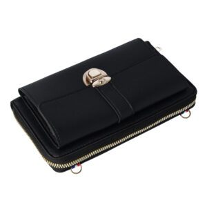 Knitted krepšys telefonui GCW06 juodos spalvos - Image 2