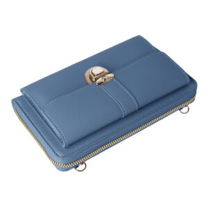 Knitted krepšys telefonui GCW06 mėlynos spalvos - Image 2