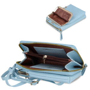 Knitted krepšys telefonui GCW01 mėlynos spalvos - Image 4