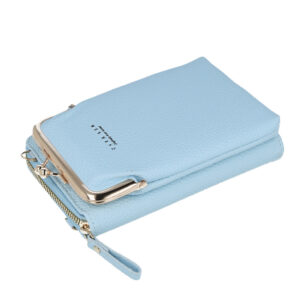 Knitted krepšys telefonui GCW01 mėlynos spalvos - Image 2