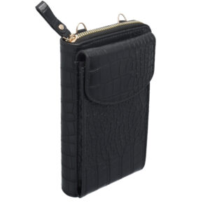 Knitted krepšys telefonui GCW12 juodos spalvos - Image 2