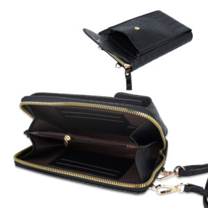 Knitted krepšys telefonui GCW12 juodos spalvos - Image 4