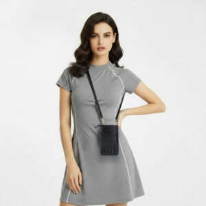 Knitted krepšys telefonui GCW12 juodos spalvos - Image 6