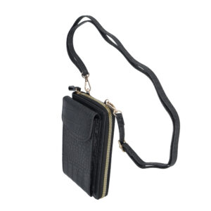 Knitted krepšys telefonui GCW12 juodos spalvos - Image 3