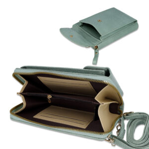 Knitted krepšys telefonui GCW12 mint - Image 4