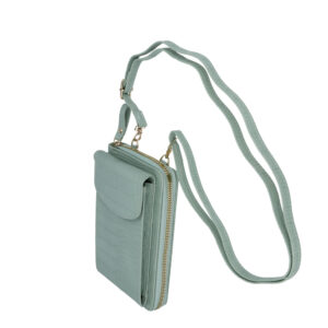 Knitted krepšys telefonui GCW12 mint - Image 3