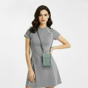 Knitted krepšys telefonui GCW12 mint - Image 6