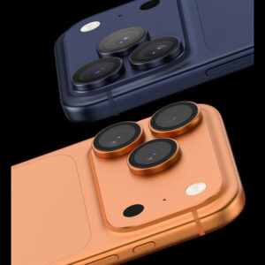 Benks Apsauginis stiklas Glass Warrior Lens Protector on camera skirtas Apple iPhone 17 Pro/17 Pro Max (lens 3 vnt) orange - Image 6