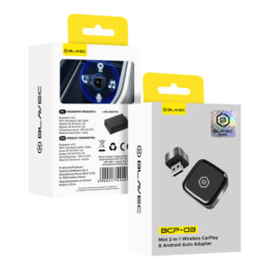 Blavec Adapter Carplay Android Auto wireless BCP-03 - Bluetooth Wifi USB + adapteris Typ C (CPAABCP03-BWUB) juodos spalvos - Image 4