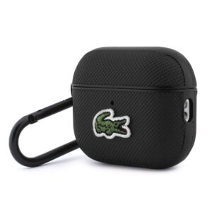 Lacoste Petit Pique Croc Logo Patch dėklas skirtas AirPods Pro 3 Black - Image 2