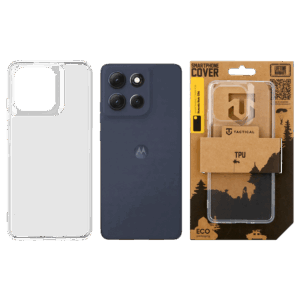 Tactical TPU dėklas skirtas Motorola Moto G86 Transparent - Image 2