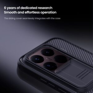 Nillkin CamShield PRO Hard dėklas skirtas Xiaomi 15T Pro Transparent juodos spalvos - Image 2