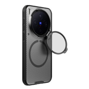 Nillkin CamShield Prop Magnetic dėklas skirtas Vivo X300 Transparent juodos spalvos