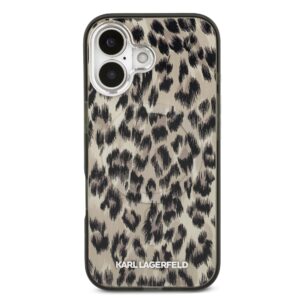 Karl Lagerfeld IML Leopard MagSafe dėklas skirtas Apple iPhone 17 Brown - Image 2