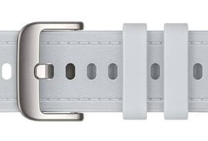 ET-SHR95SSE Samsung Galaxy Watch 6/6 Classic Leather Strap (Vegan) S/M Silver - Image 2