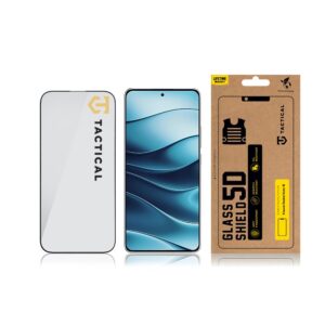 Tactical Apsauginis stiklas Shield 5D skirtas Xiaomi Redmi Note 15 juodos spalvos - Image 2