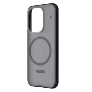 Nillkin Super Frosted PRO Magnetic Back dėklas skirtas OnePlus 15 Transparent juodos spalvos