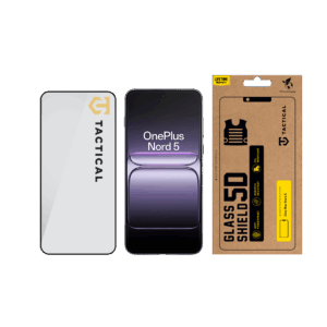 Tactical Apsauginis stiklas Shield 5D for OnePlus Nord 5 juodos spalvos - Image 2