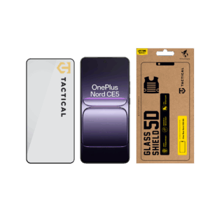 Tactical Apsauginis stiklas Shield 5D for OnePlus Nord CE5 5G juodos spalvos - Image 2