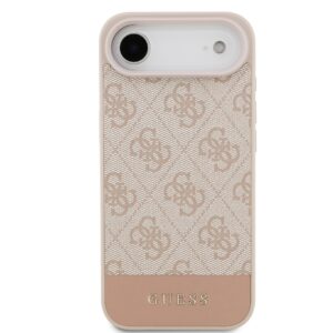 Guess PU 4G Stripe dėklas skirtas Apple iPhone Air Pink - Image 2