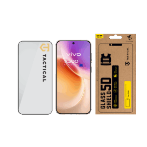 Tactical Apsauginis stiklas Shield 5D for Vivo X300 juodos spalvos - Image 2