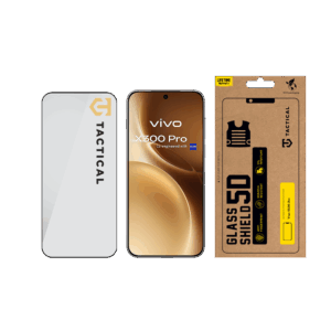 Tactical Apsauginis stiklas Shield 5D for Vivo X300 Pro juodos spalvos - Image 2