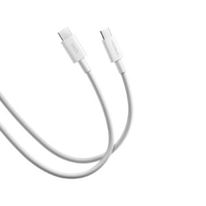 Xiaomi Original USB-C/USB/C Data Cable 6A 1m White - Image 1