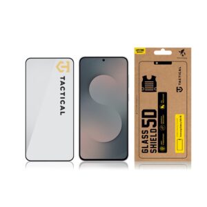 Tactical Apsauginis stiklas Shield 5D skirtas Samsung Galaxy S25 FE Black - Image 2