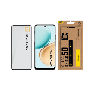 Tactical Apsauginis stiklas Shield 5D skirtas Honor X7d juodos spalvos - Image 2