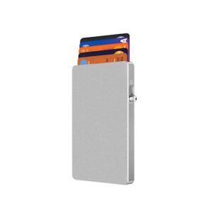 Musthavz MagSlider Magnetic Card Wallet holder, sidabro spalvos