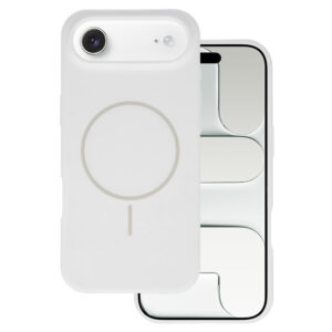 Magsafe Slim Silicone skirtas Apple iPhone 17 Air baltos spalvos