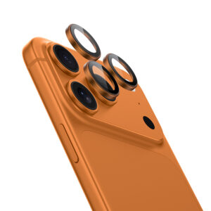 Benks Apsauginis stiklas Glass Warrior Lens Protector on camera skirtas Apple iPhone 17 Pro/17 Pro Max (lens 3 vnt) orange