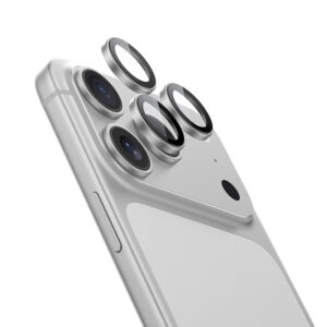 Benks Apsauginis stiklas DR Sapphire Lens Protector on camera skirtas Apple iPhone 17 Pro/17 Pro Max (lens 3 vnt) silver