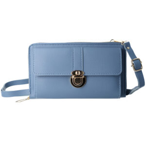 Knitted krepšys telefonui GCW06 mėlynos spalvos