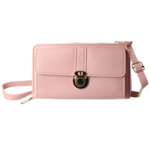 Knitted krepšys telefonui GCW06 rožinės spalvos