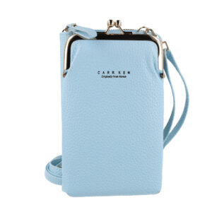 Knitted krepšys telefonui GCW01 mėlynos spalvos