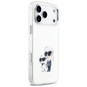 Karl Lagerfeld IML Aquarelle Karl & Choupette & Logo MagSafe - dėklas skirtas Apple iPhone 17 Pro Max white - Image 4