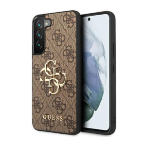 Guess 4G Big Metal Logo - dėklas skirtas Samsung Galaxy S23 Brown - Image 1