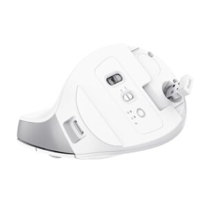 Trust Bayo+ - Ergonomic Wireless Mouse (White) - Image 5