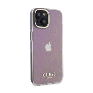 Guess IML Faceted Mirror Disco Iridescent - Apple iPhone 15 Case pink - Image 4