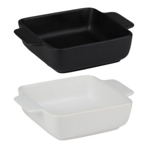 Alpina - Ceramic square ovenproof dish 21x15.8x5.8 cm (white) - Image 4