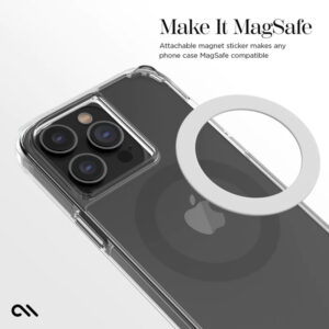 Case-Mate Magnetic Conversion Kit for MagSafe - Universal magnetic ring for case / smartphone 2 pcs. White - Image 2