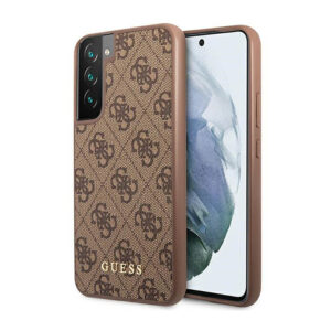 Guess 4G Metal Logo - dėklas skirtas Samsung Galaxy S23+ Brown - Image 1
