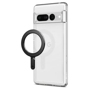 Spigen OneTap Ring Magnetic MagSafe Plate - Universal magnetic ring for case / smartphone Carbon - Image 2