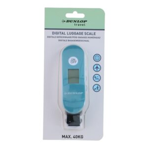 Dunlop - Digital luggage scale up to 40 kg (Turquoise) - Image 2
