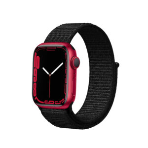 Crong Nylon Reflex – Sports strap for Apple Watch 44/45/46/49 mm (black) - Image 2