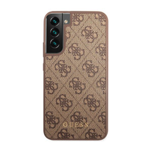 Guess 4G Metal Logo - dėklas skirtas Samsung Galaxy S23+ Brown - Image 3